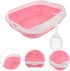 1 Set Cat Litter Box Portable Litter Box Plastic Bins Portable Potty Cat Litter Tray with Scoop Kitten -Splash Kitten