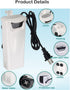 Aquarium Filter Fish Tank Filter for Turtle Tanks, Reptiles, Amphibians, Frog, Cichlids, Newt or Fish Tank Waterfall Flow Water Clean Pump (White Filter)