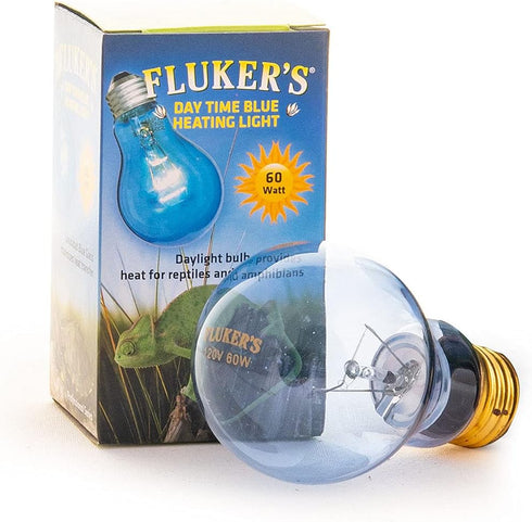 Fluker's Reptile Incandescent Blue Daylight Bulb, 60 Watt