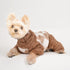 Spring Dog Pajamas, Lightweight Fleece Sweaters for Small Dogs, Chihuahua Onesie Clothing, XS, Beige