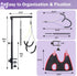 Dog Grooming Arm with Clamp - Heavy Duty Pet Grooming Table Arm with Grooming Hammock, Loop Noose, 36" Adjustable for