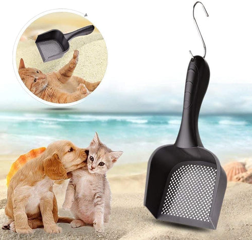 Cat Litter Scoop, Kitty Pet Shovel for Reptile Terrarium Bedding Cleaner, Suitable for Very Fine Cat Litter