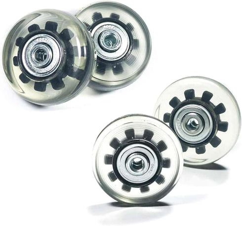 LOTOWELZON 4Pcs Set Luggage Replacement Wheels, 50mm with Bearings Repair Kits for Suitcase and Inline Skate