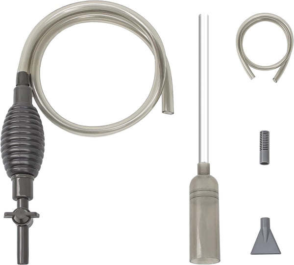 Fish Tank Cleaning Essentials, 8.5ft Aquarium Vacuum, Gravel Vacuum, and Siphon Pump for Spotless Aquarium