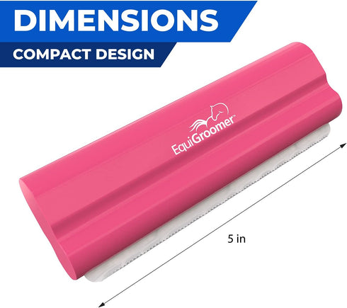 EasyGroomer Deshedding Brush for Dogs and Cats | Pink | Undercoat Tool for Large & Small Pets | Comb Removes Loose Fur