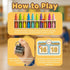 Trozihn 8-12, 2-4 Counters, Bottle Color Match Game, Fun Family Board Game for Kids Bottle Collision Game for Players