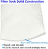 7 Inch Ring by 18 Inch Long Filter Sock Bags - 1 Micron Aquarium Felt Fabric Sump Filter Bag (1 Pack)