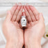 Small Dog Urn for Ashes, 1.57 Inches Mini Cremation Urn for Pet Ashes, Tiny Pet Paw Keepsake Holder