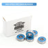 Premium 20Pcs 608rs Skateboard Bearings - Chrome Steel Longboard Bearings, 8x22x7mm, Double Rubber Sealed
