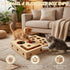 Generic 2026 Trimmed, Trimming New Cat Scratch Puzzle Enrichment Box, Cat Nail File Box with Sandpaper Inside, Toy Gift