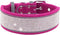 Rhinestone Dog Collar, Sparkling Soft Reflective Collar for Small Medium Large Dogs, Crystal Diamond (S, Hot Pink)