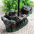 1 pcs Pirate Ship Wreckage Fish Tank Landscaping, Aquarium Decorations and Ornaments
