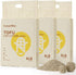 FUKUMARU Natural Unscented Tofu Cat Litter, Dust Free, Flushable, Quick Clumping, 18 LBS (3 Packs)