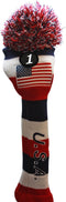USA Majek Golf Driver #1 American Flag U.S.A Patriot Pom Pom Knit Limited Edition Headcover for 460cc Drivers