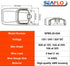 SEAFLO Heavy-Duty Float Switch - 12V, 24V, 32V, Mercury-Free with 25 Amp Capacity and 4-Year Warranty