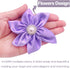 PET SHOW 4pcs Dog Flowers Collar Charms Slides Attachment Accessories For Small Medium Large Dogs Cat Puppy Bows Grooming Supplies…