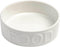 Park Life Ceramic Pet Bowls – Cute Food Water Bowls for Small, Medium, Large Dogs and Cats - Puppy Bowls (Small, White)