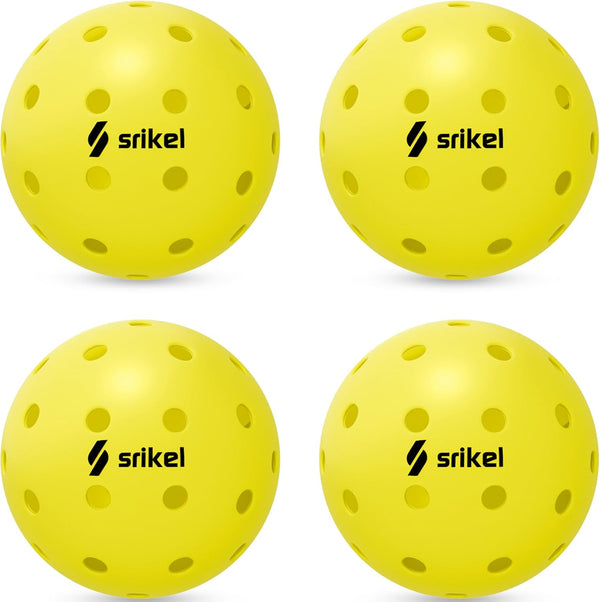 Pickleball Balls-USAPA Approved Outdoor/Indoor Pickleballs,Seamless Roto-Molded Design for Durability,Crack-Resistant 40-Hole Pickle Ball