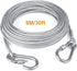 Tresbro 30FT Reflective Dog Tie Out Cable for Dogs Up to 250 Pounds, Lightweight Steel Wire Leash for Outdoor Use