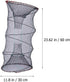 30cm Beaupretty Foldable Crawfish Trap Shrimp and Crab Fishing Net Diameter with Spring Frame for Outdoor Minnow