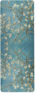 Leopard Skin Blue Animal Yoga Mat - Eco Friendly Non Slip Fitness Exercise Mat 70.8x26inc