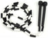 Jump Rope 12-Pack - Pink, Blue, Black and White Skip Ropes for Kids, Adults, and Athletes - Outdoor Exercise