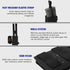 KRYDEX Tactical MOLLE Open-Top 5.56mm Mag Pouch with Strap for M4 M16 .223 Magazines, Single/Double/Triple