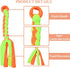 ASOCEA 3 Pack Dog Rope Toys - Interactive Cotton Chew Toys for Small Medium Dogs, Chase and Tug