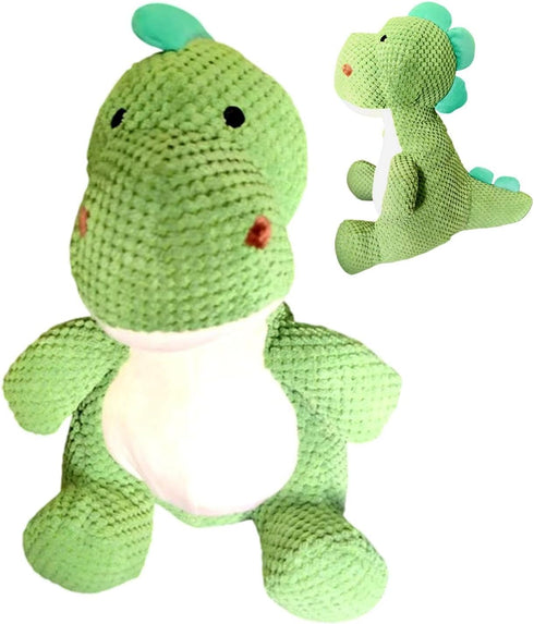 Nuytghr Squeaky Toys for Dogs, Tough Chewing Supplies for Puppies, 8.66x12.99x14.57 inches, Dinosaur