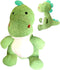 Nuytghr Squeaky Toys for Dogs, Tough Chewing Supplies for Puppies, 8.66x12.99x14.57 inches, Dinosaur