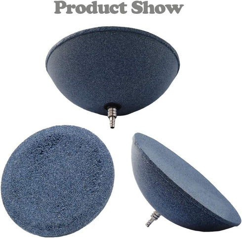 kathson Mineral Air Stone Bubble, 4.7 Inch Ball Shape Diffuser Airstones for Aquarium (2 Pack)