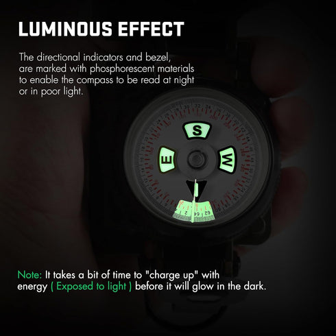 Eyeskey Waterproof Military Compass with Clinometer for Outdoor Adventures