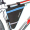 MOOCY Bike Frame Bag, Storage Pouch for MTB Road Bike Cycling Accessories (Blue)