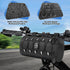 WOTOW Waterproof Bike Handlebar Bag with Large Reflective Area & Strips, Front Pouch with Waterproof Zipper
