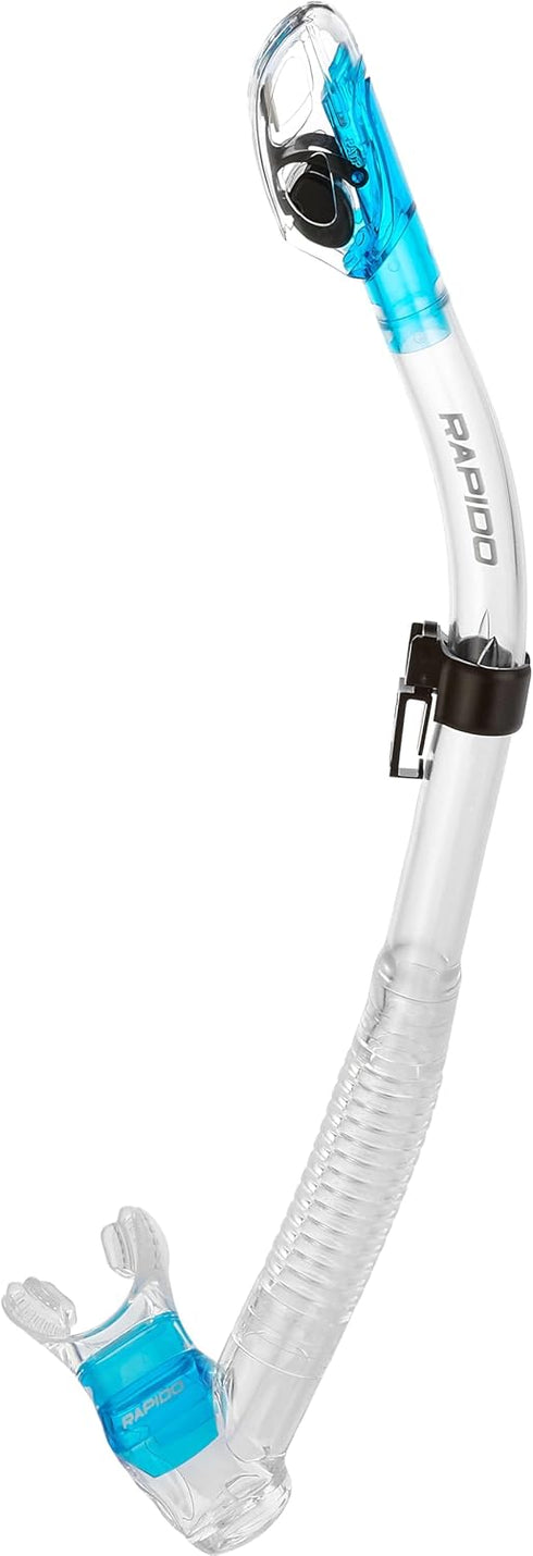 Phantom Aquatics Rapido Boutique Collection Premium Ultra Dry Snorkel, Ideal for Diving