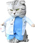 NACOCO Pet Doctor Costume for Dogs and Cats, Halloween Jeans Outfit Apparel (XS)