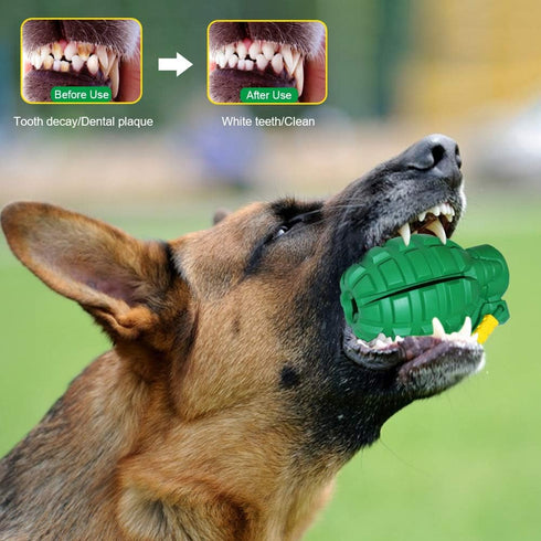 Dog Chew Toys for Aggressive Chewers - Food Grade Non-Toxic Durable Toys for Small Medium Large Dogs, Green