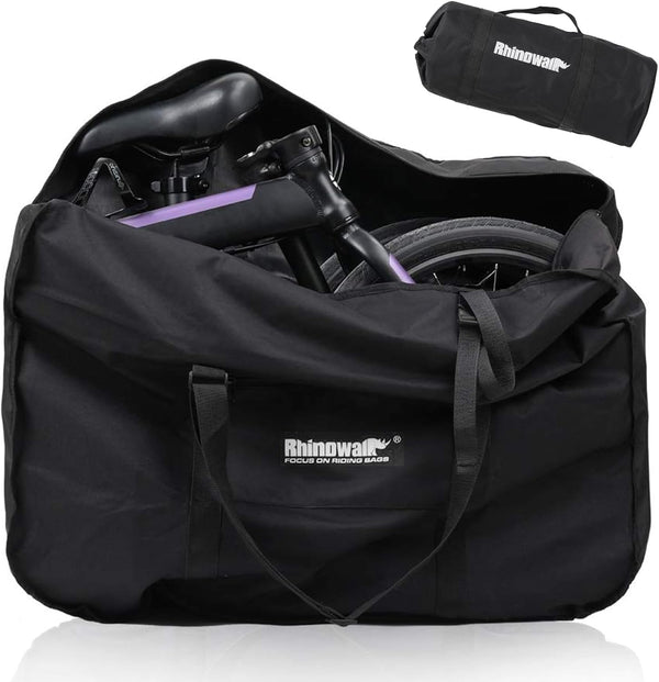 Rhinowalk 20/26inch Folding Bike Bag, Waterproof Bicycle Travel Case for Outdoors Bike Transport