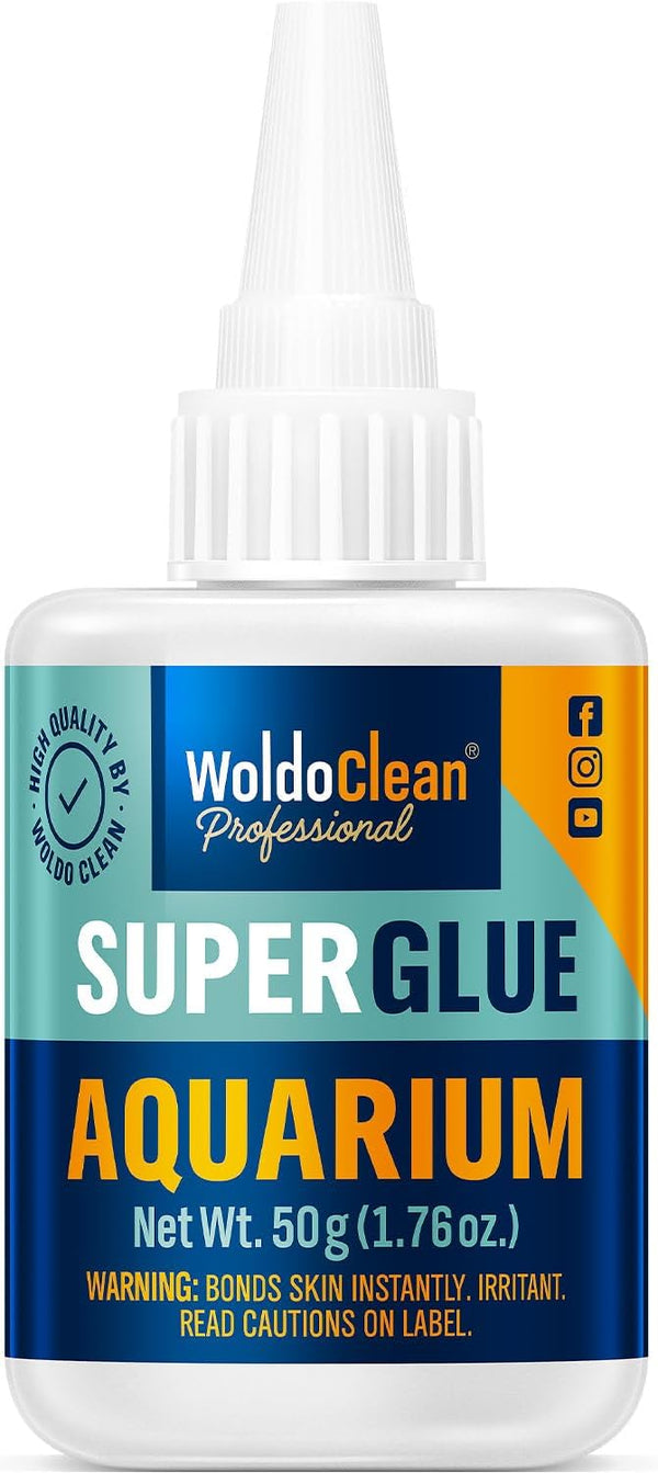 Aquarium Super Glue for Mosses and Plants, 50g for Freshwater and Saltwater Aquariums