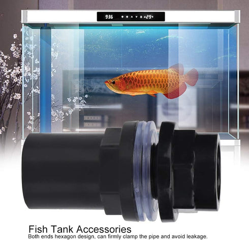 GLOGLOW 5Pcs/Set Aquarium Tubes Connectors, Aquarium Hose Adapter PVC Aquarium Water Pipe Joint Straight Tube Connector Fish (25mm) Air Pump Accessories