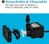 DOMICA Mini Submersible Water Pump (80GPH 4W) with 2.2FT Tube for Aquariums, Fountains
