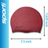 Sporti Silicone Swim Cap for Women and Men, Vibrant Lightweight Non-Slip Swimming Cap