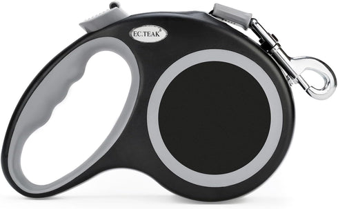 Heavy Duty Retractable Dog Leash 26 FT for Dogs up to 110lbs, Strong Nylon Tape, One-Handed Brake, Perfect for Medium