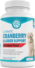 Wanderfound Pets Cranberry Bladder UTI Support Supplement for Dogs - 90 Chewable Tablets, Bacon & Liver Flavor
