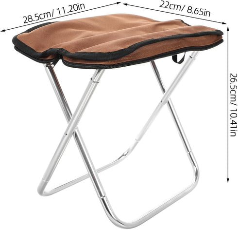 MAGICLULU Folding Camping Stool Portable Collapsible Seat Lightweight Wearable Chair with Foot Rest for Outdoor Hiking