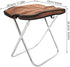 MAGICLULU Folding Camping Stool Portable Collapsible Seat Lightweight Wearable Chair with Foot Rest for Outdoor Hiking