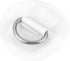 X AUTOHAUX 6pcs D Ring Patch - 6cm PVC Stainless Steel Round Shape D Ring Pad for Surfboard Inflatable Boat Kayak Canoe