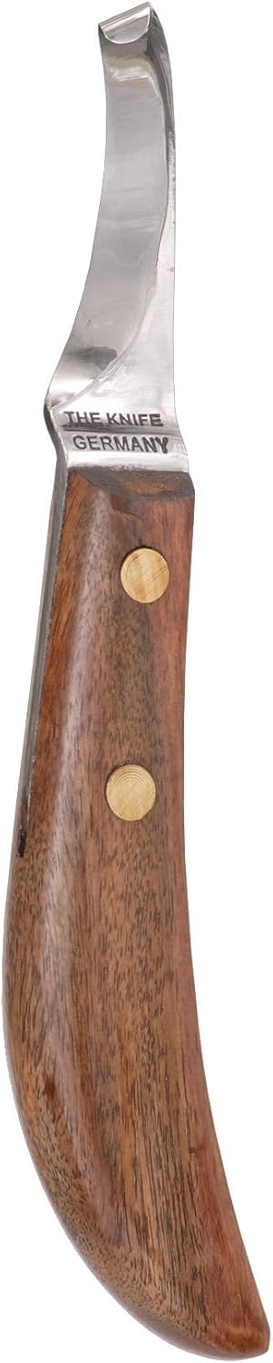 Tough 1 German Super Sharp Hoof Knife (Right), Brown