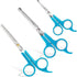 BOSHEL 3 Pc Dog Grooming Scissors Kit - 7" Scissor For Body