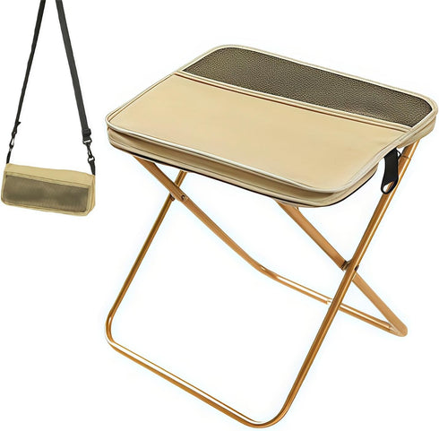 Waspot Heavy Duty Oversized Camping Director Chair with Side Table, 300LBS Capacity Portable